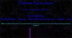 Desktop Screenshot of darkstarpyrotechnics.co.uk