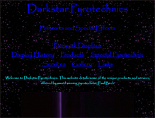 Tablet Screenshot of darkstarpyrotechnics.co.uk